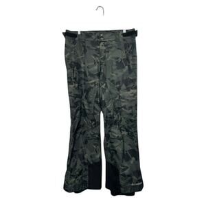 Columbia Mens Medium Camo Camouflage Snow Ski Pants Green Snowboard Winter Army